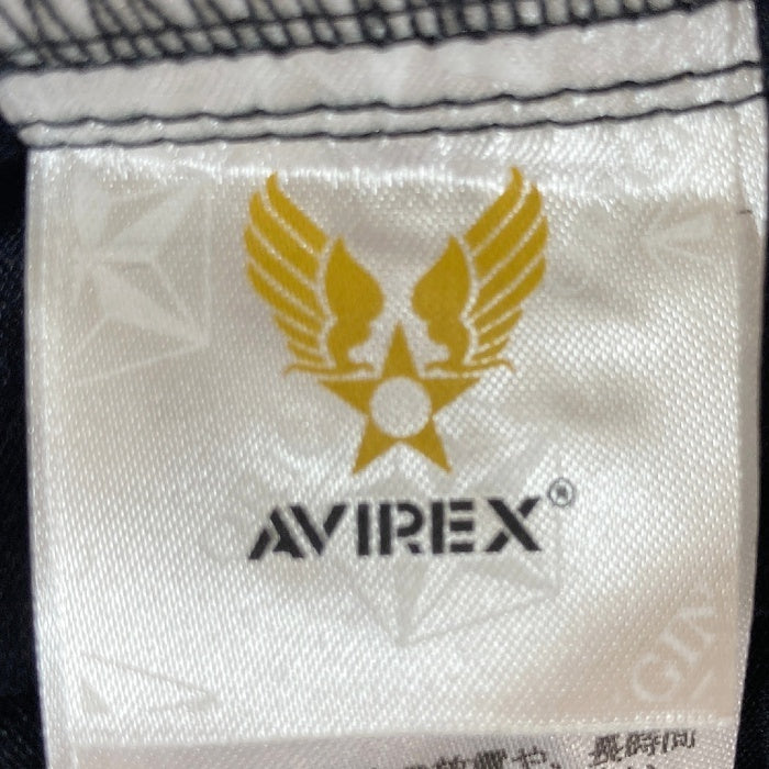 AVIREX アヴィレックス 783-3110609 タックギャザーキュロットパンツ ブラック sizeF 瑞穂店