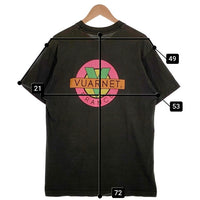90's VUARNET FRANCE ヴァルネ フランス バックプリント 半袖 Tシャツ チャコール Size XL相当 福生店