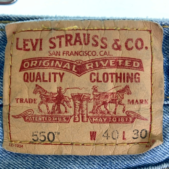 Levi's リーバイス 550 RELAXED FIT デニムパンツ ジーンズ インディゴ Size40 瑞穂店