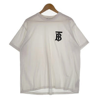 BURBERRY LONDON ENGLAND バーバリー ラバーロゴプリント Tシャツ ホワイト 8017485 Size L 福生店