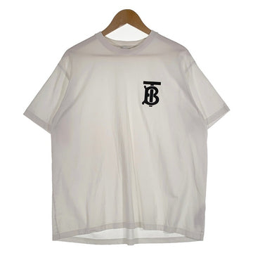 BURBERRY LONDON ENGLAND バーバリー ラバーロゴプリント Tシャツ ホワイト 8017485 Size L 福生店