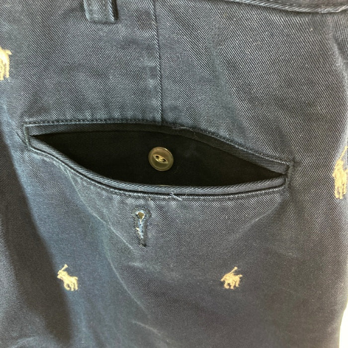 Polo by Ralph Lauren ポロバイラルフローレン ポニー総柄 チノ ハーフパンツ ネイビー size36 瑞穂店