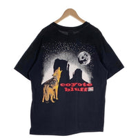 90's Malboro マルボロ コヨーテバックプリント ポケットTシャツ ブラック Hanes USA製 Size XL 福生店
