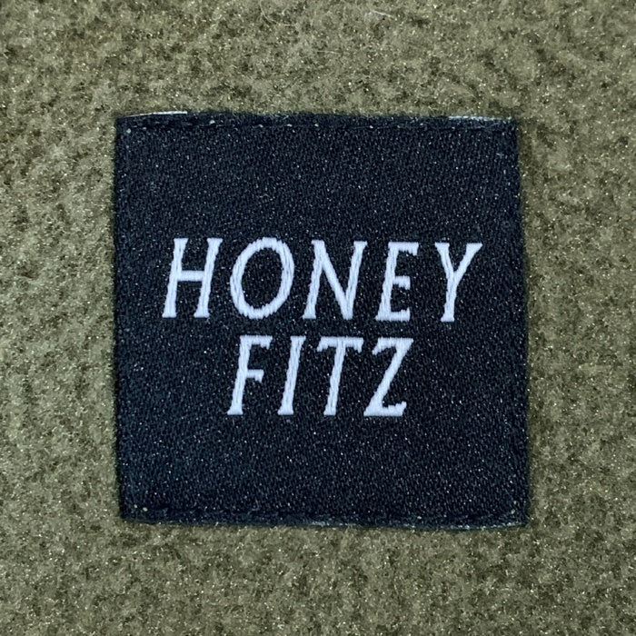 HONEY FITZ ハニーフィッツ ハーフジップ プルオーバーフリースジャケット ポーラテック オリーブ Size M 福生店