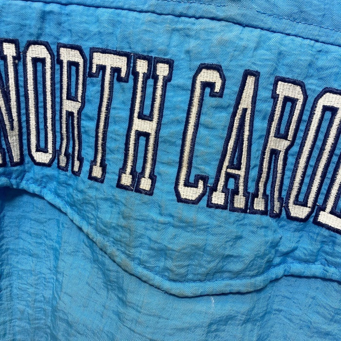 90`s STARTER スターター NORTH CARIFORNIA ハーフジップ ナイロン ジャケット ライトブルー Size L 瑞穂店