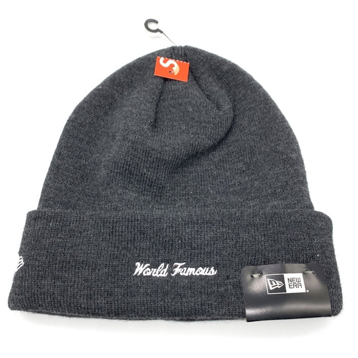 SUPREME シュプリーム 21AW Box Logo Beanie ボックスロゴビーニーキャップ チャコール 福生店