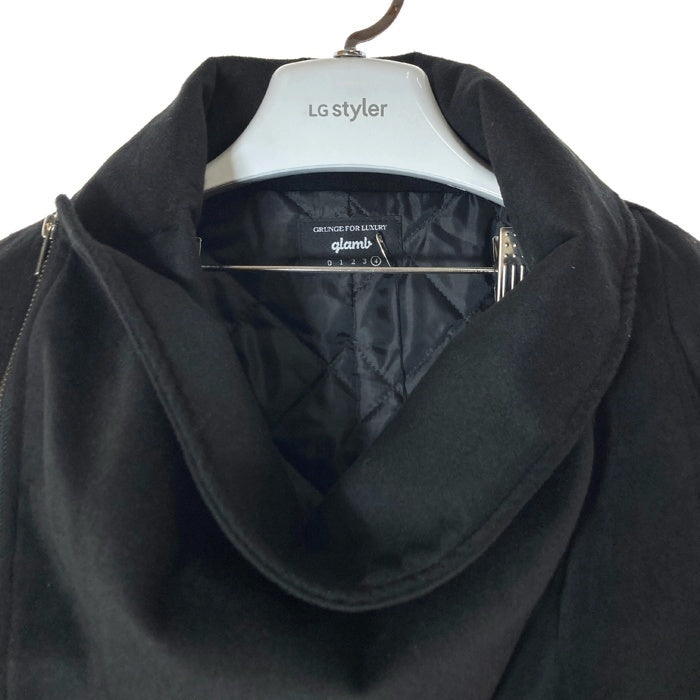 glamb グラム Mist JKT ミストジャケット ポリエステル レーヨン GB16WT/JKT13 ブラック Size 4 瑞穂店