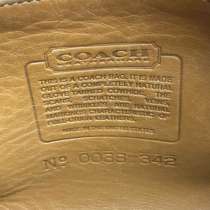 OLD COACH オールドコーチ 0038-342 ハンドバッグ レザー ブラウン 瑞穂店