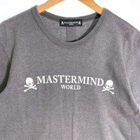 MASTERMIND WORLD マスターマインド ワールド プリントTシャツ チャコールグレー MW17P01-TS028-010 Size S 福生店