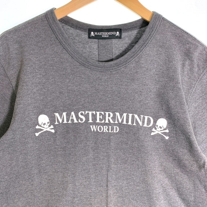 MASTERMIND WORLD マスターマインド ワールド プリントTシャツ チャコールグレー MW17P01-TS028-010 Size S 福生店
