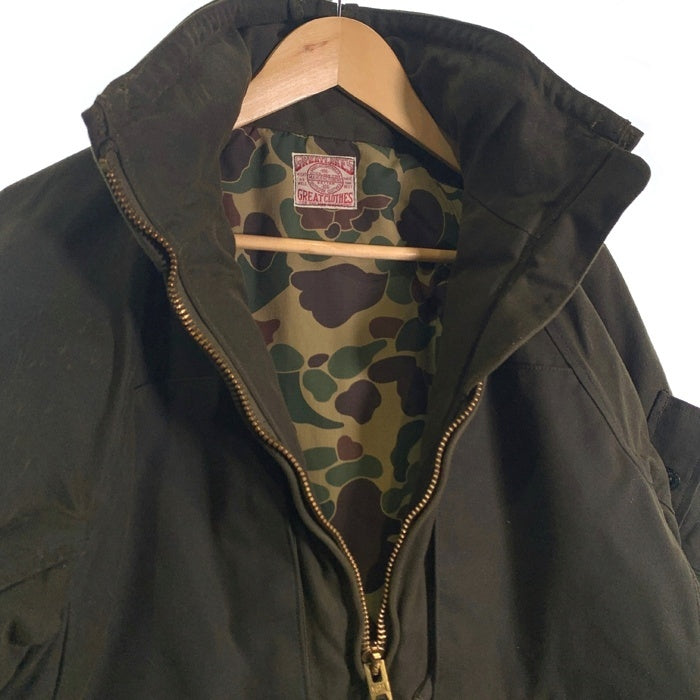 FREEWHEELERS フリーホイーラーズ 18FW GREAT LAKES FOREST SERVICE JACKET フォレストサービスジャケット オイルドクロス シンサレート オリーブ 1831018 Size 38 福生店