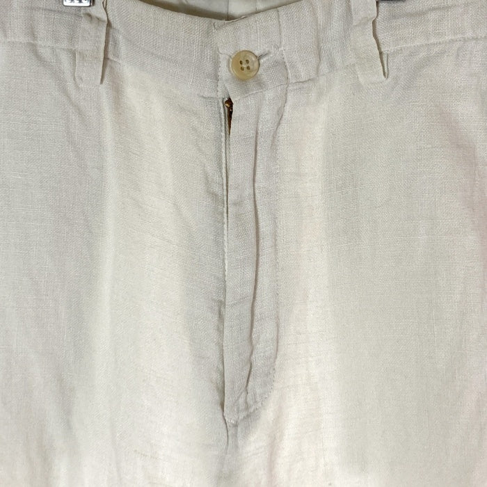 Polo Ralph Lauren ポロラルフローレン USA製 リネンパンツ ホワイト size- 瑞穂店