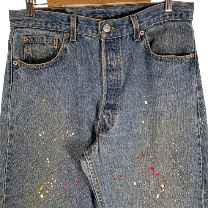 90's Levi's リーバイス 501 テーパードデニムパンツ インディゴ 93年 USA製 ペンキ Size 34×32 福生店