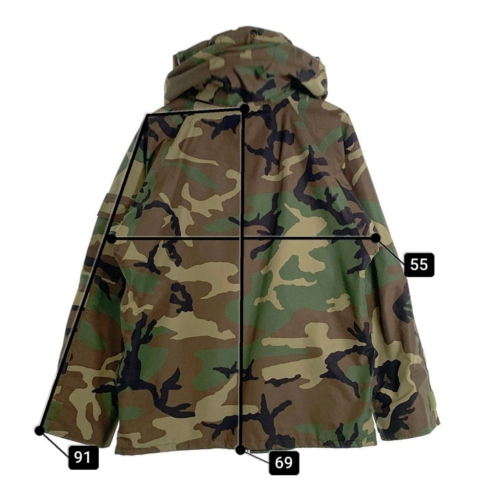 00's U.S. ARMY 米軍 ECWCS PARKA マウンテンパーカー ウッドランドカモ 8415-01-228-1315 2002年製 Size MEDIUM-SHORT 福生店