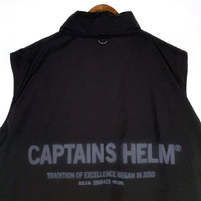 CAPTAINS HELM キャプテンズヘルム LEVEL 7 E.C.W.C.S PRIMALOFT VEST C.H Custom レベル7 エクワックス プリマロフト 中綿ベスト ブラック CH23-AW-J08 Size L-R 福生店
