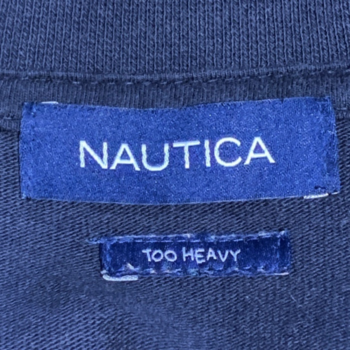 NAUTICA ノーティカ アーチロゴ ショートスリーブ Tシャツ ネイビー ヘビーオンス 212-1276 Size XXL 福生店