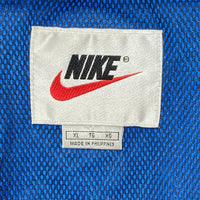 NIKE ナイキ 00's スウッシュ刺繍 フィリピン製 ナイロンジャケット ブルー sizeXL 瑞穂店
