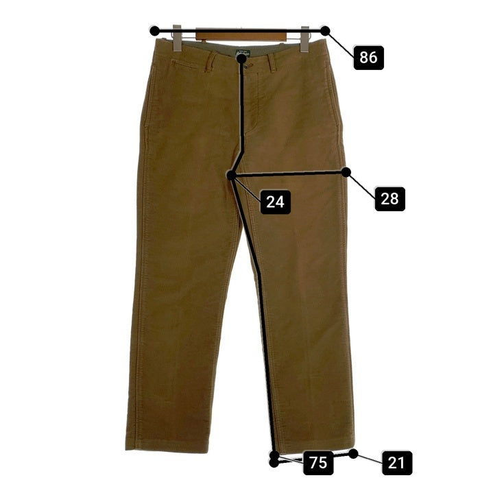 Polo by Ralph Lauren ポロラルフローレン ピーチスキン トラウザーパンツ ブラウン コットン Size 32/32 福生店