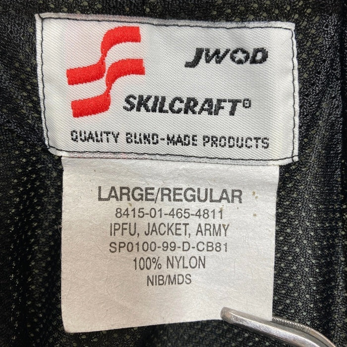 90's U.S.ARMY IPFU JACKET トレーニングジャケット ナイロン グレー 99年会計 8415-01-465-4811 Size L-R 瑞穂店