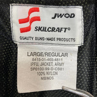 90's U.S.ARMY IPFU JACKET トレーニングジャケット ナイロン グレー 99年会計 8415-01-465-4811 Size L-R 瑞穂店