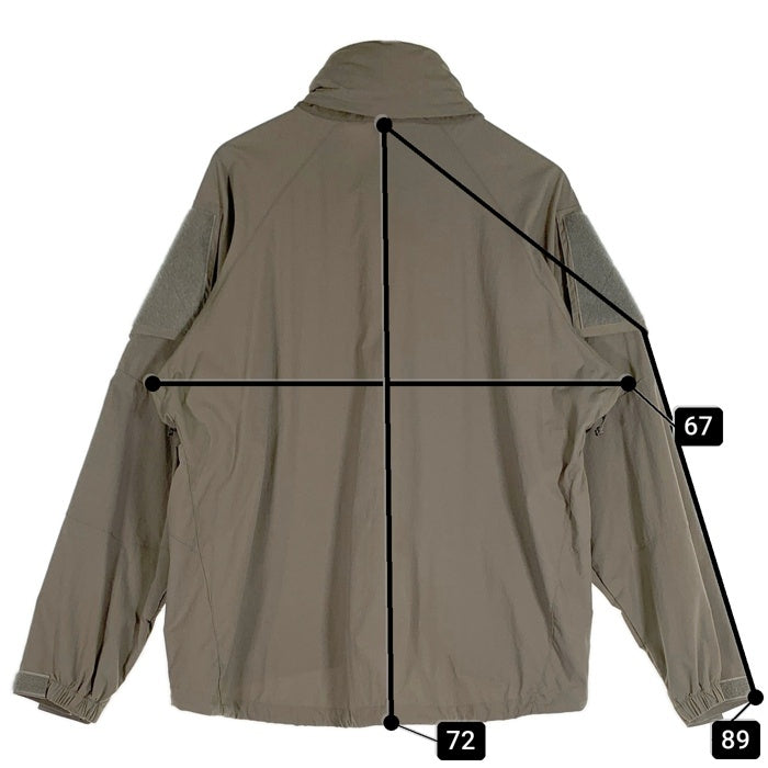 WAIPER.INC ワイパーインク LEVEL5 PERTEX UNLIMITED STRETCH FABRIC ソフトシェル ミリタリー ジャケット  グレー WP1079 Size S 福生店