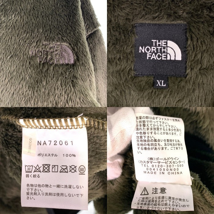 THE NORTH FACE ノースフェイス VERSA LOFT HALF ZIP バーサロフト ハーフジップ フリース ジャケット オリーブ NA72061 Size XL 福生店
