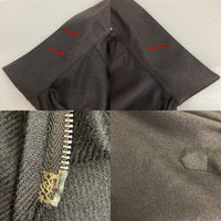 HERMES エルメス ウール フルジップ シャツジャケット チャコールグレー size40 瑞穂店