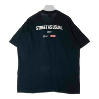 Supreme シュプリーム WTAPS ダブルタップス 21FW Sic'em! Tee Tシャツ ブラック sizeXL 瑞穂店