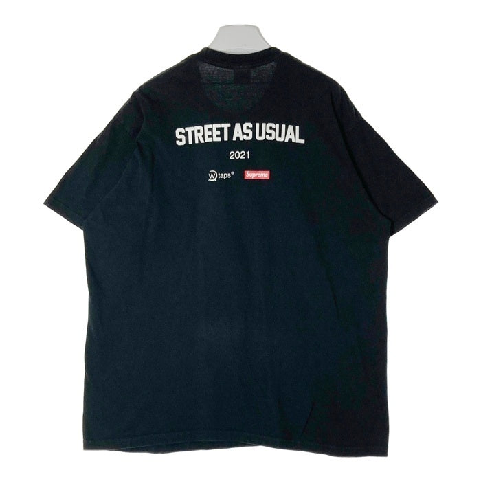 Supreme シュプリーム WTAPS ダブルタップス 21FW Sic'em! Tee Tシャツ ブラック sizeXL 瑞穂店