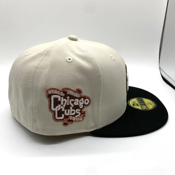 NEWERA ニューエラ THE CAPS ザ キャップス  蓄光 WILD TERROR Chicago Cubs シカゴ カブス 59FIFTY ベースボールキャップ ベージュ ブラウン Size 7 1/2 (59.6cm) 福生店
