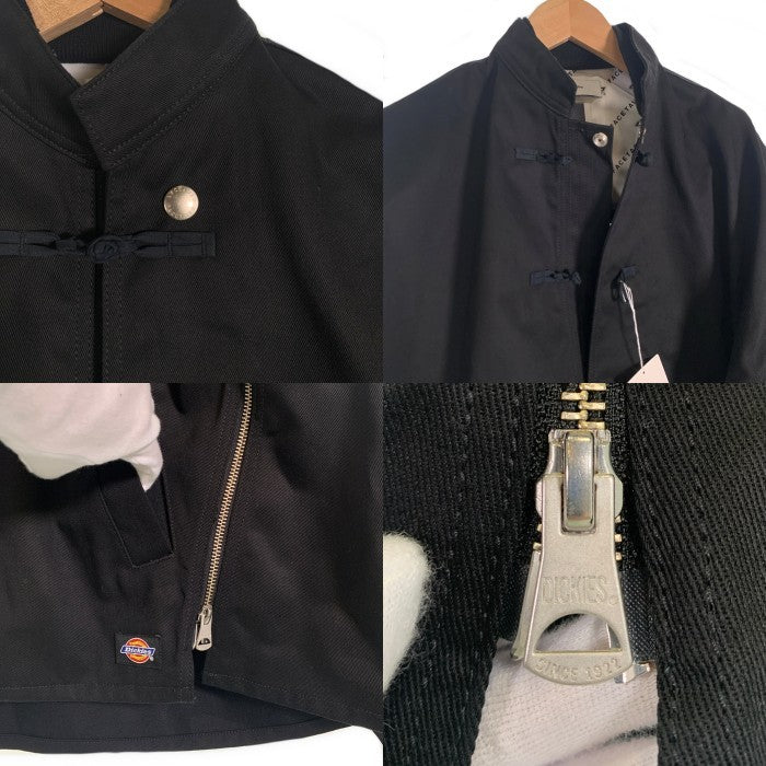 FACETASM ファセッタズム DICKIES ディッキーズ KUNG-FU JACKET カンフージャケット ブラック MIMI-JK-U06 Size 3 福生店