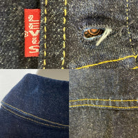 Levi's リーバイス 557XX ボタン裏555 バレンシア工場 98年製 BIGE復刻 トラッカージャケット Gジャン インディゴ size48 瑞穂店