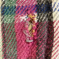 FIVE BROTHER ファイブブラザー 90's ヘビーネルシャツ チェック ホワイトxパープル sizeM 瑞穂店