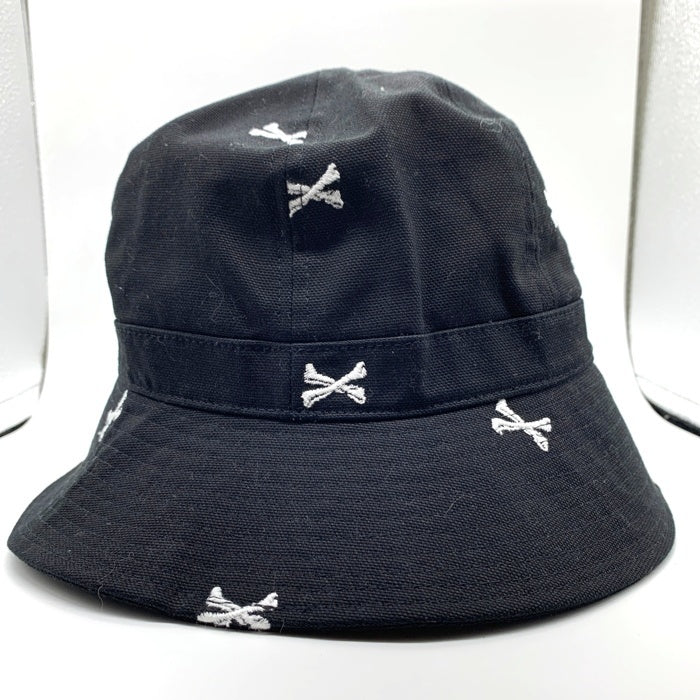WTAPS ダブルタップス 22SS クロスボーン刺繡 ハット ブラック 221HCDT-HT18 Size 04 福生店