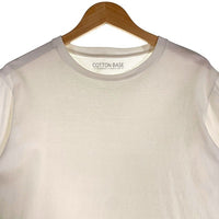 00's GOODENOUGH グッドイナフ 2009 裾ボーダープリント Tシャツ COTTON BASE ホワイト Size M 福生店