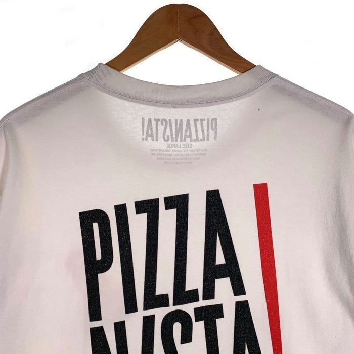 PIZZANISTA! ピザ二スタ 半袖 Tシャツ ホワイト Size L 福生店