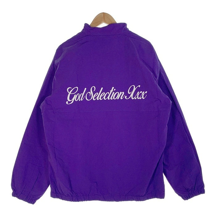 GOD SELECTION XXX ゴッドセレクショントリプルエックス HALF ZIP TRACK JACKET ハーフジップ トラックジャケット パープル GX-A24-JK-01 Size L 福生店