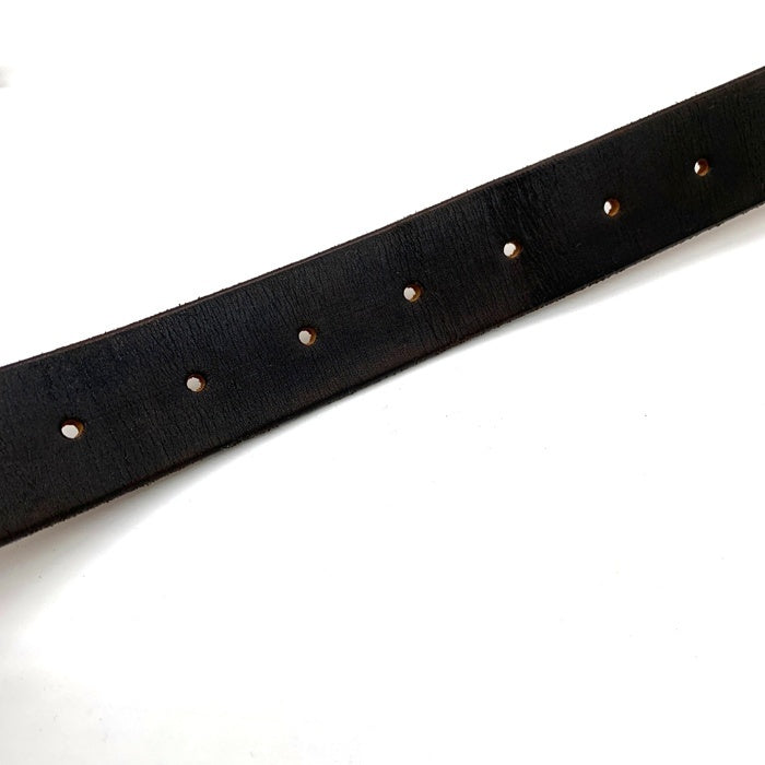 RAGTIME BELAFONTE CLOTHING ラグタイム ベラフォンテ 30mm レザーベルト ブラウン 茶芯 Size 38 福生店