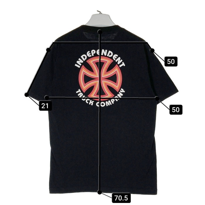 INDEPENDENT インディペンデント NHS Tシャツ 両面プリント メキシコ製 ブラック sizeM 瑞穂店