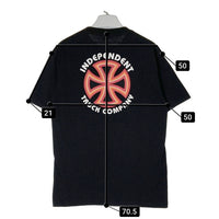 INDEPENDENT インディペンデント NHS Tシャツ 両面プリント メキシコ製 ブラック sizeM 瑞穂店