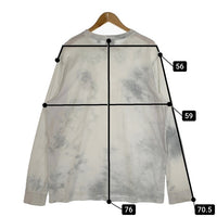 BURBERRY LONDON ENGLAND バーバリー モノグラム ロングスリーブTシャツ ホワイト 8024600 デニム色移り Size XL 福生店