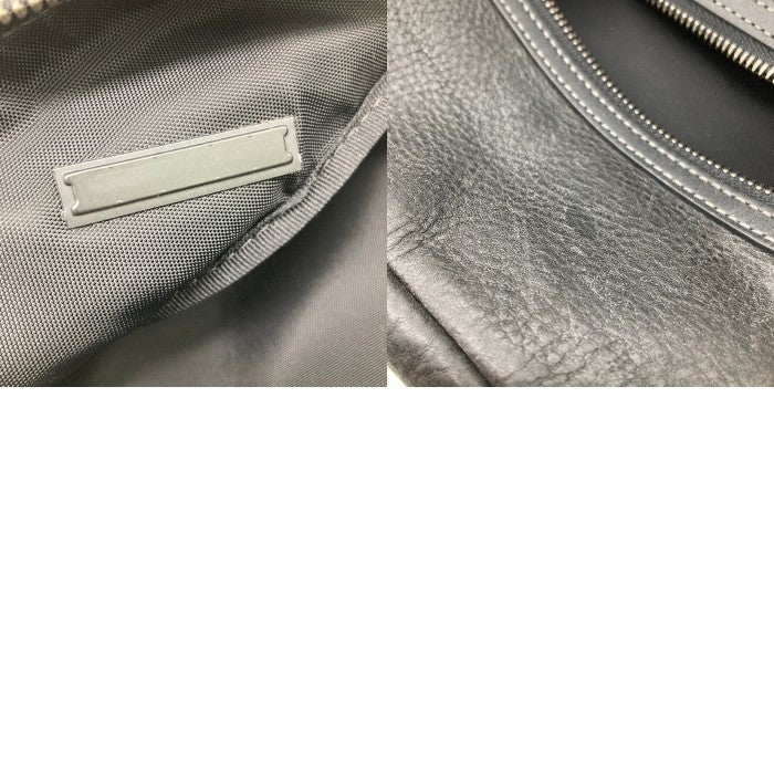 COACH コーチ レザー クラッチ トラベルバッグ CLロゴ ブラック 瑞穂店