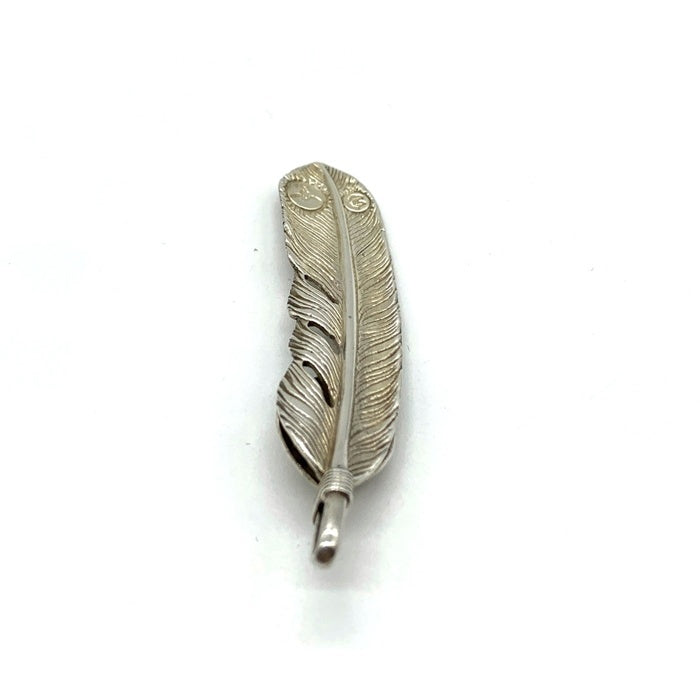 TADY&KING タディアンドキング 特大ハート 金縄ターコイズ SVフェザー 左向き ペンダントトップ シルバー Size Lサイズ (約64mm) 福生店