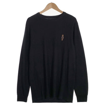 Polo Ralph Lauren ポロラルフローレン ポロベア サーマルカットソー ブラック 刺繡 PW26HF Size L 福生店