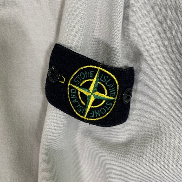 STONE ISLAND ストーンアイランド HEAVY COTTON JERSEY SWEAT SHIRT ヘビーコットンジャージー スウェットシャツ ロングスリーブTシャツ セメント 811563750 Size M 福生店