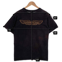 TENDERLOIN テンダーロイン Hide and Seek ハイドアンドシーク イーグルプリント 半袖 Tシャツ チャコールグレー Size M 福生店