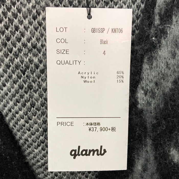 glamb グラム アクリル ニットカーディガン GB15SP/KNT06 ブラック Size 4 瑞穂店
