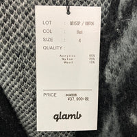 glamb グラム アクリル ニットカーディガン GB15SP/KNT06 ブラック Size 4 瑞穂店