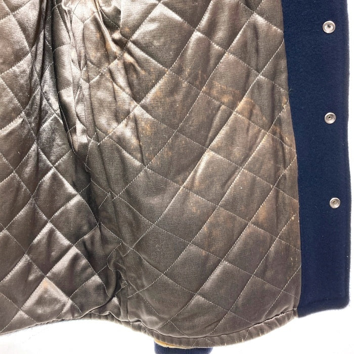 Whitesvill ホワイツビル レターマン ウールメルトンジャケット スタジャン ネイビー WV10735 Size 38 瑞穂店