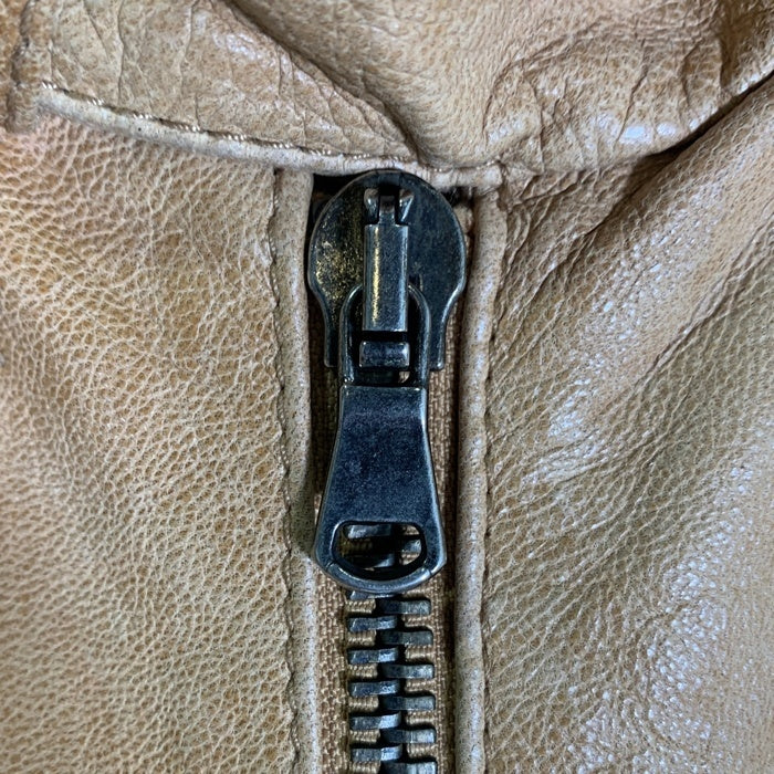 ICE BERG アイスバーグ スタンドカラーレザージャケット キャメル 121-52-11103 Size 52/36 福生店